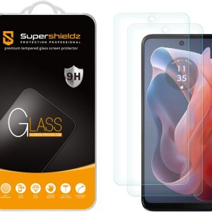 Supershieldz (2 Pack) Designed for Motorola Moto G Play (2024) Tempered Glass Screen Protector, Anti Scratch, Bubble Free